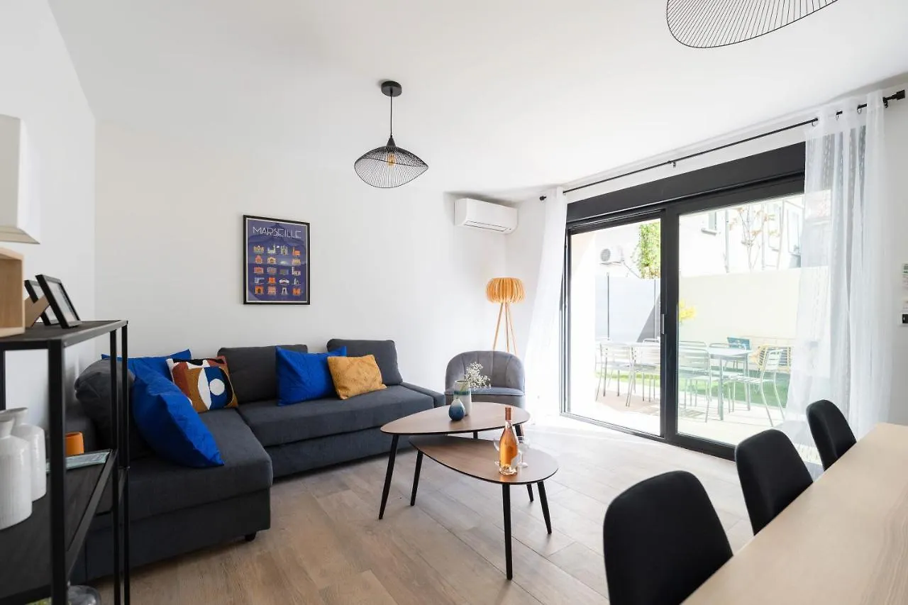 La Maison Du Parc I Standing 3 Chambres 8 Pers Parking Clim Wifi Velodrome Marseille